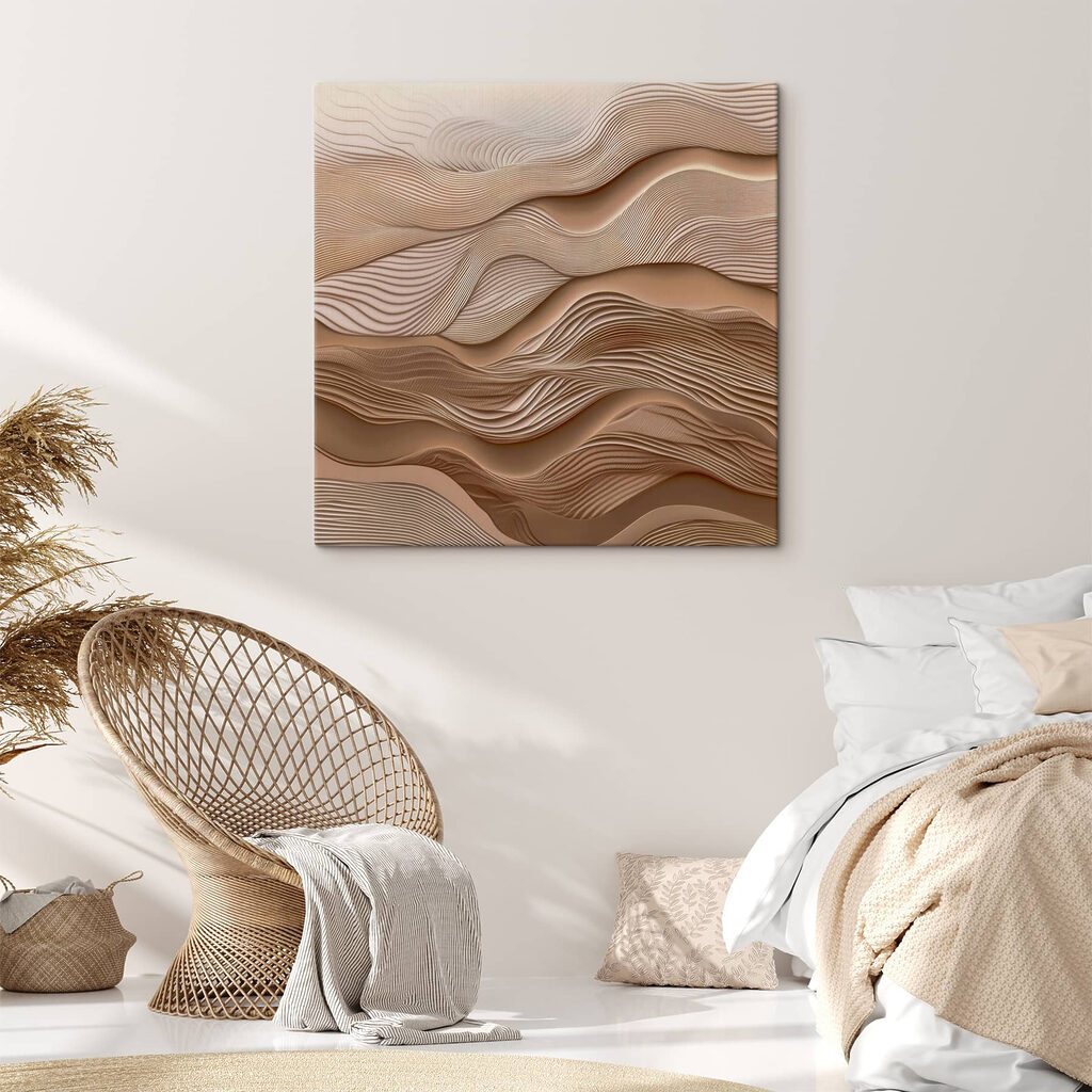 Soft waves of textured design