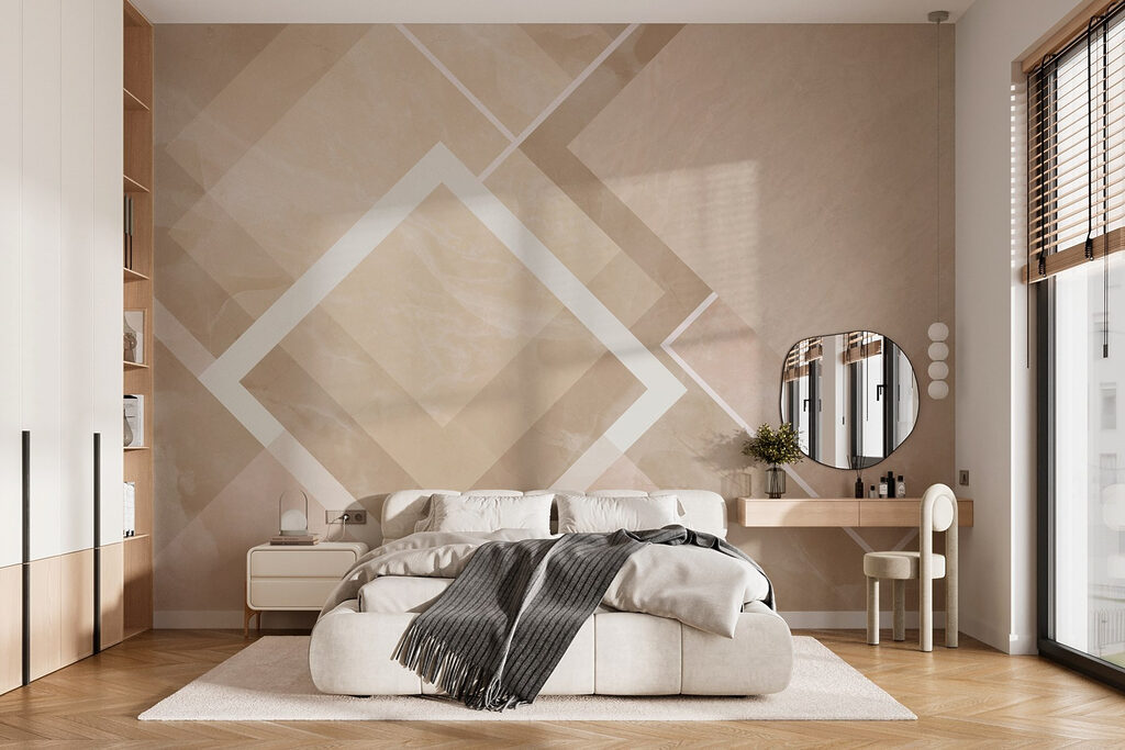 Soft shapes in muted tones