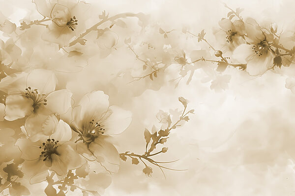 Delicate blossoms in soft hues Delicate blossoms in soft hues