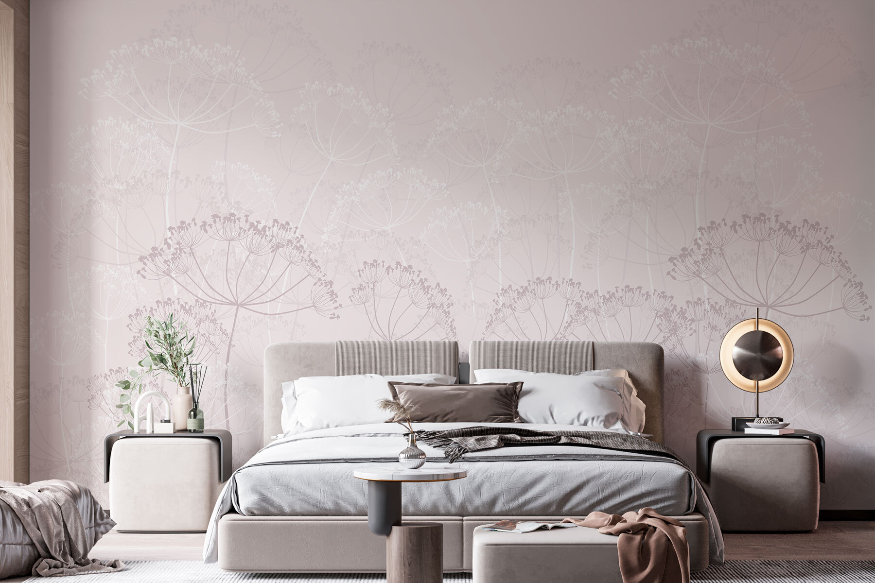 Delicate blooms in gentle hues Delicate blooms in gentle hues