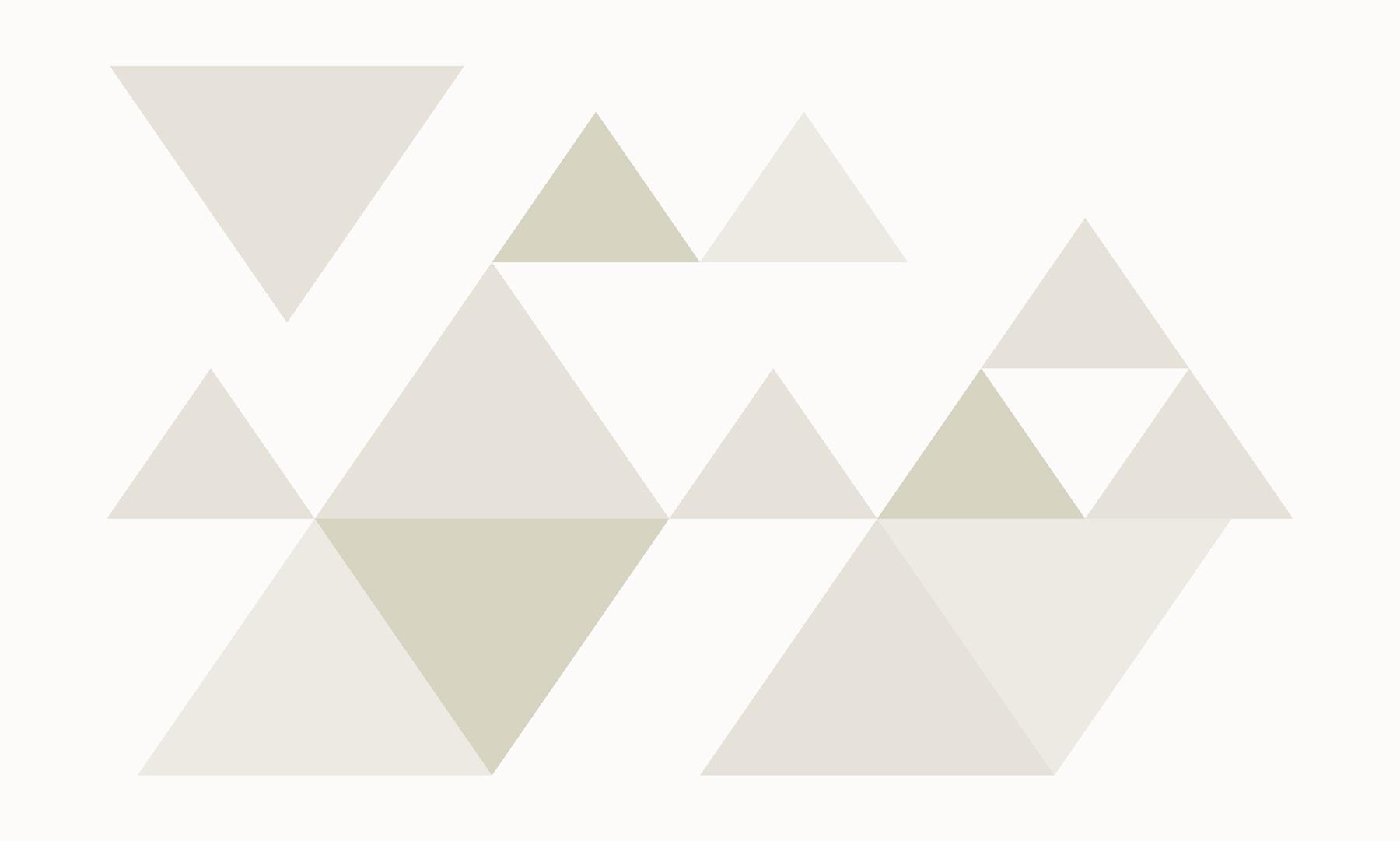 Group of triangles in a row Group of triangles in a row