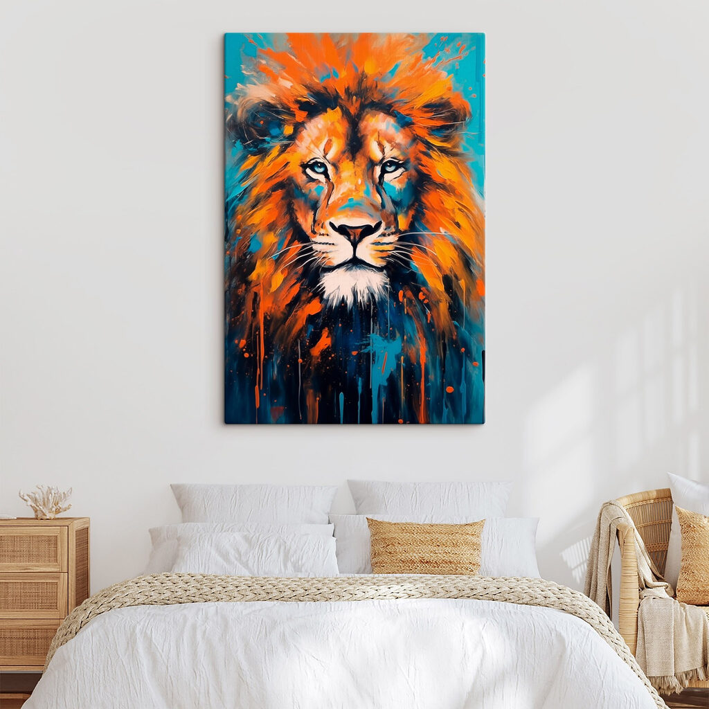 Painting of a lion