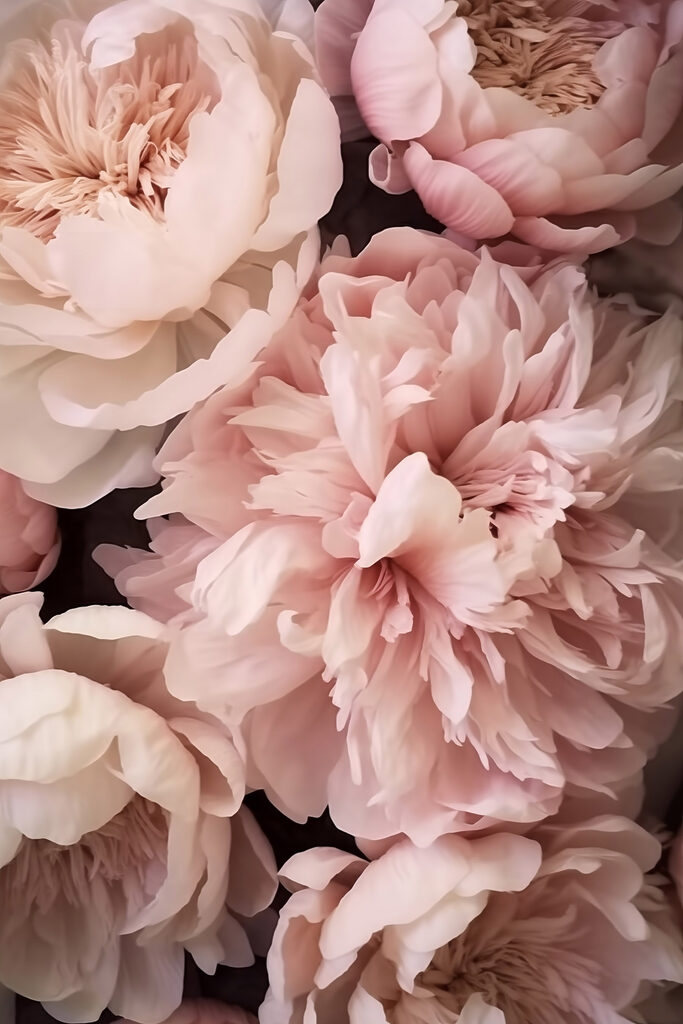 Group of pink flowers Group of pink flowers