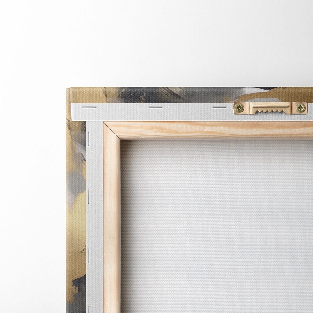 Dreamy face in muted tones