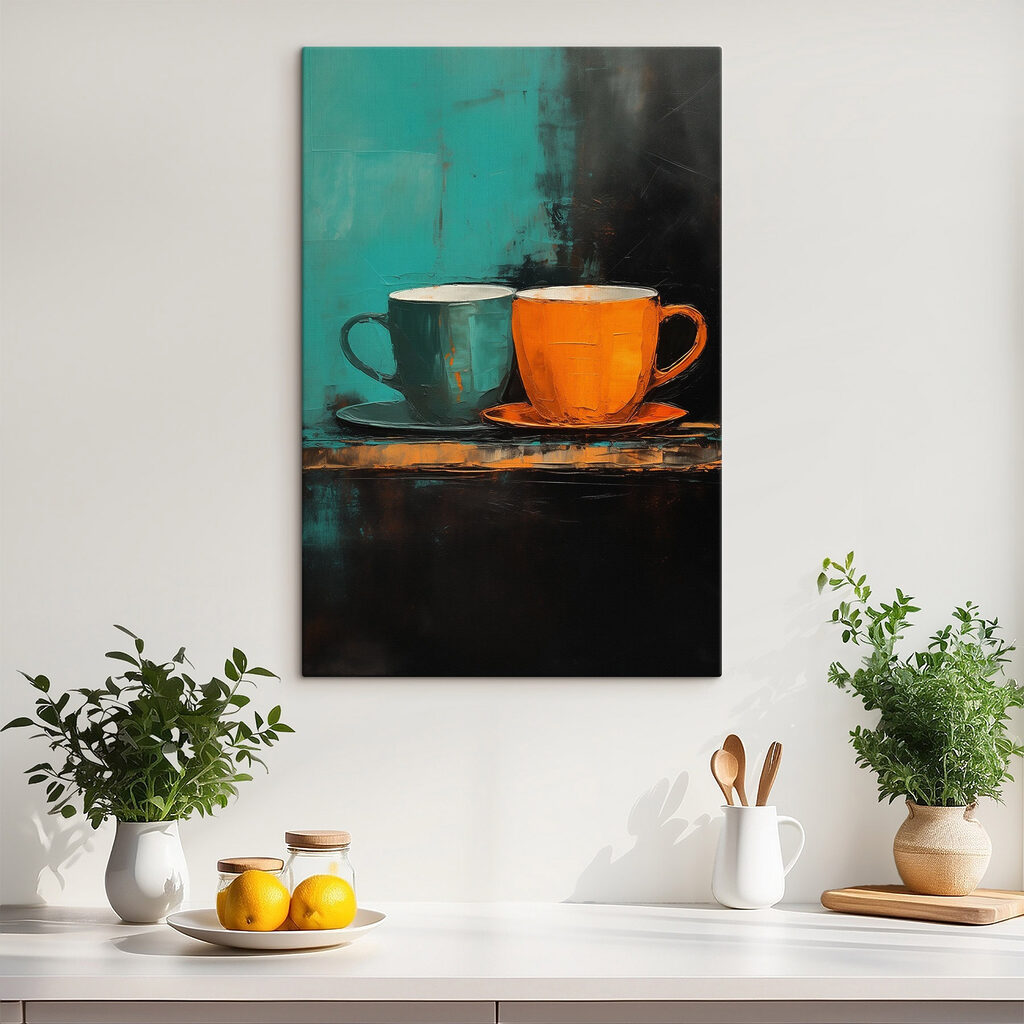 Painting of two cups