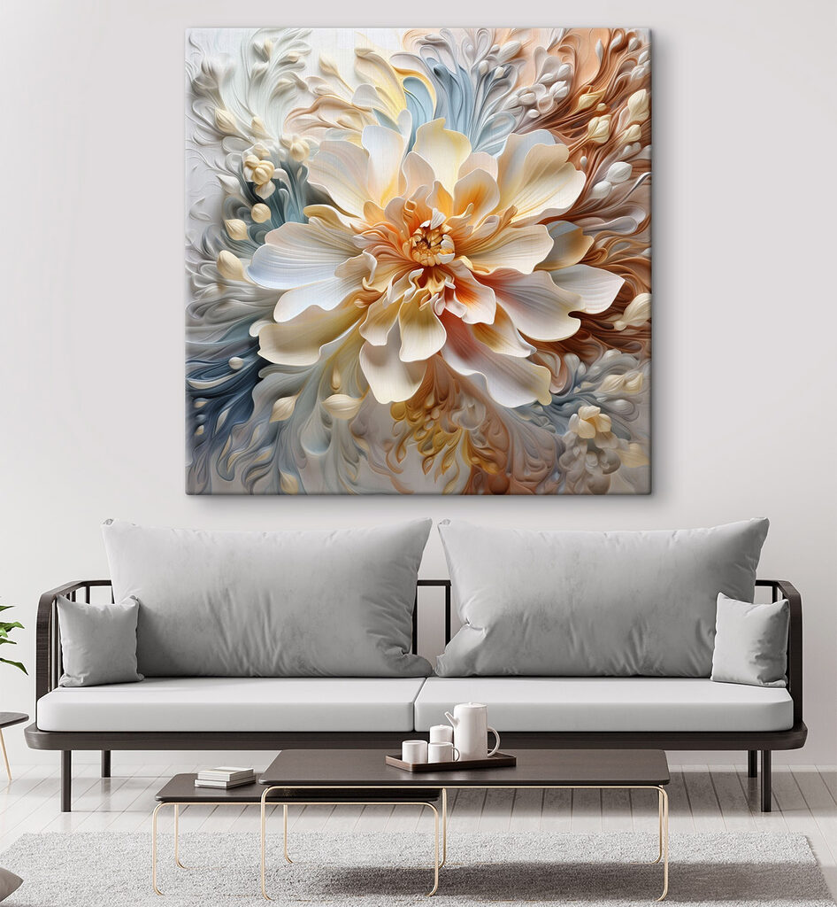 Beautiful floral abstract composition Beautiful floral abstract composition