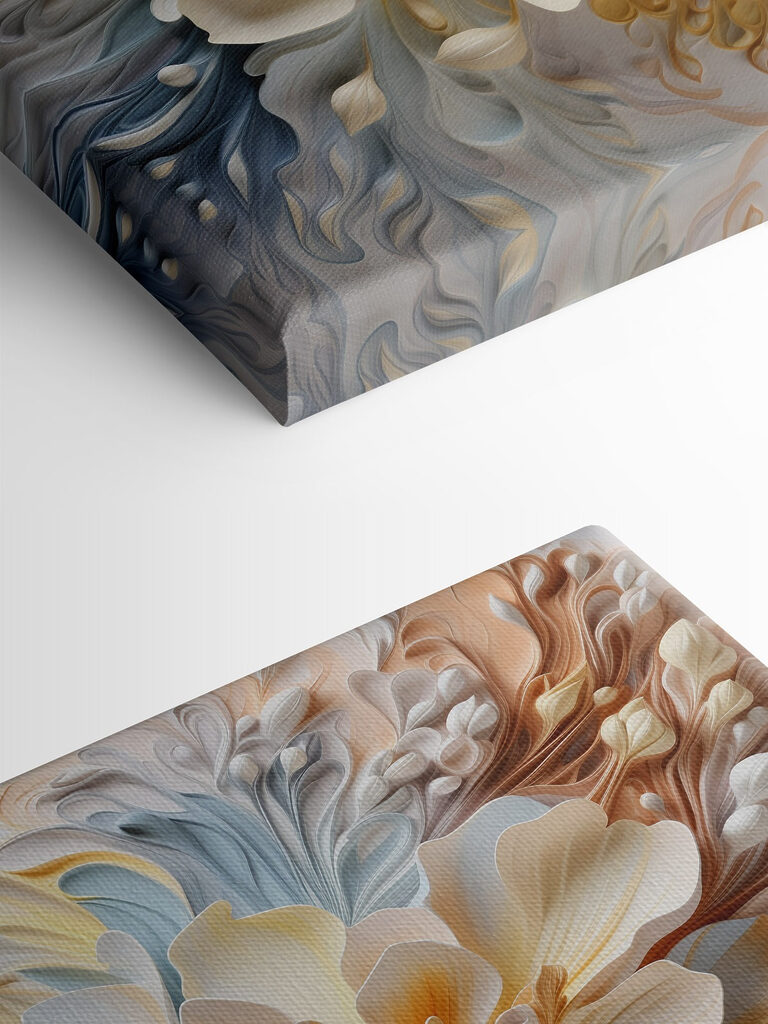 Beautiful floral abstract composition Beautiful floral abstract composition