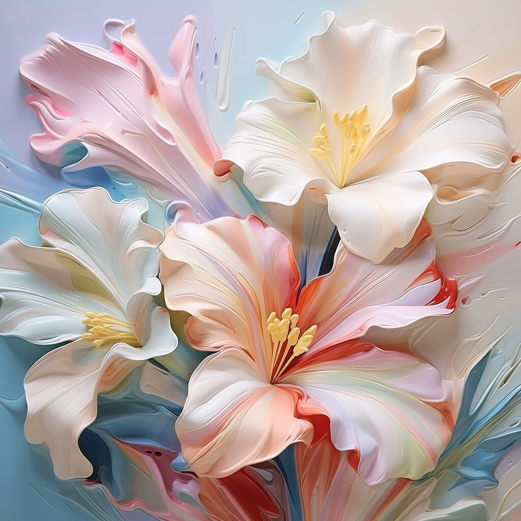 Delicate petals in soft hues Delicate petals in soft hues