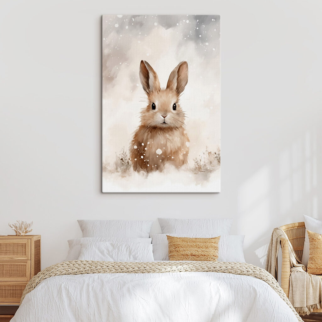 Rabbit in the snow Rabbit in the snow