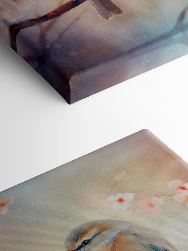 Two birds on a branch Two birds on a branch