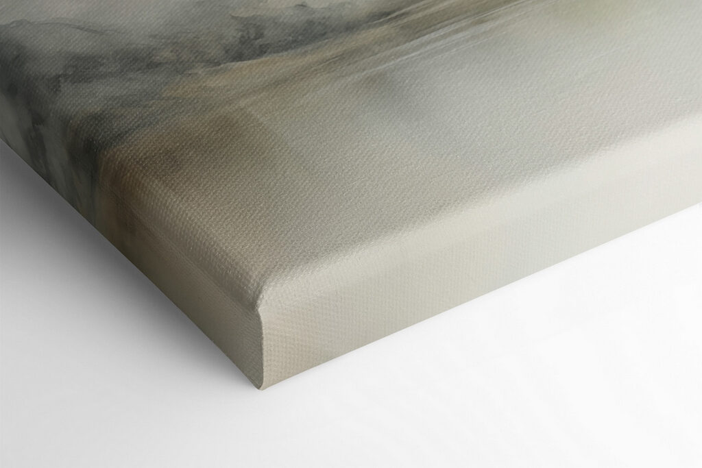 Watercolor of a lake with mountains in the distance Watercolor of a lake with mountains in the distance