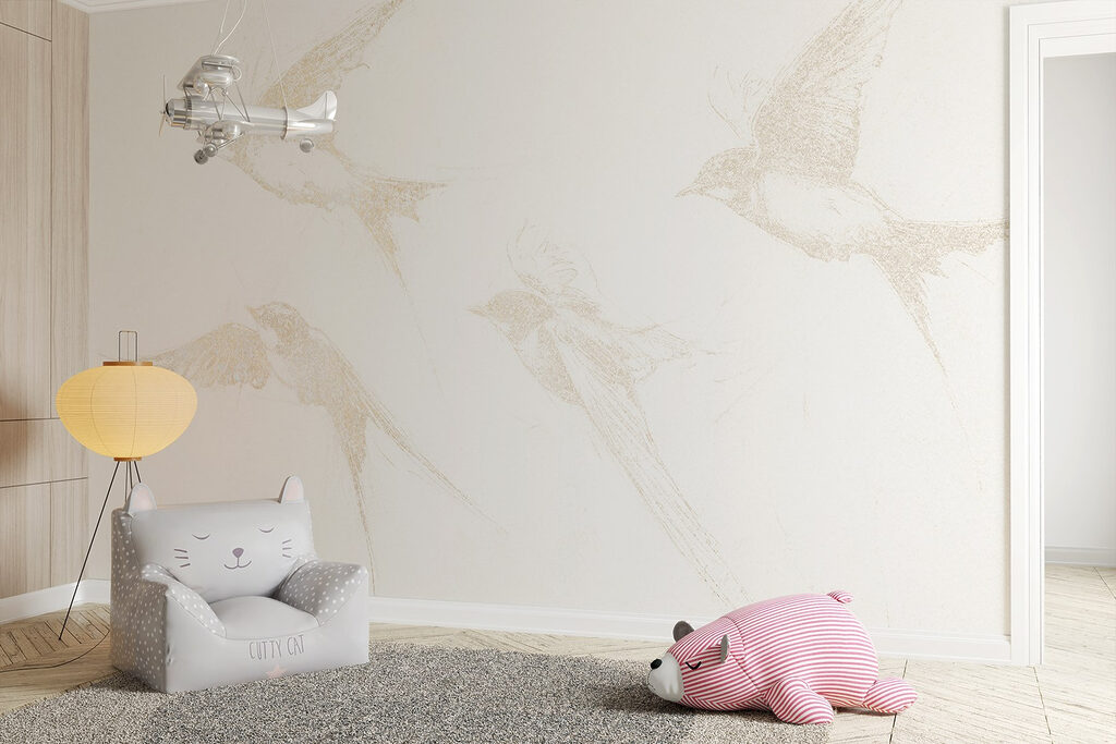 Group of birds flying