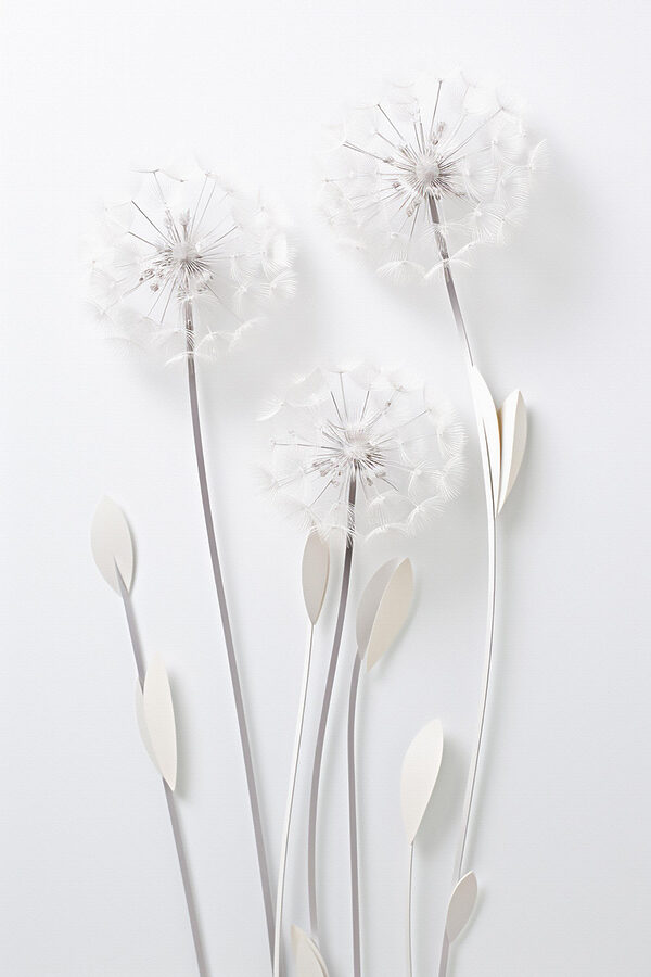 Delicate blooms on slender stems Delicate blooms on slender stems