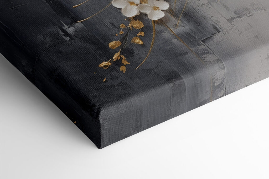 Painting of flowers in a vase Painting of flowers in a vase