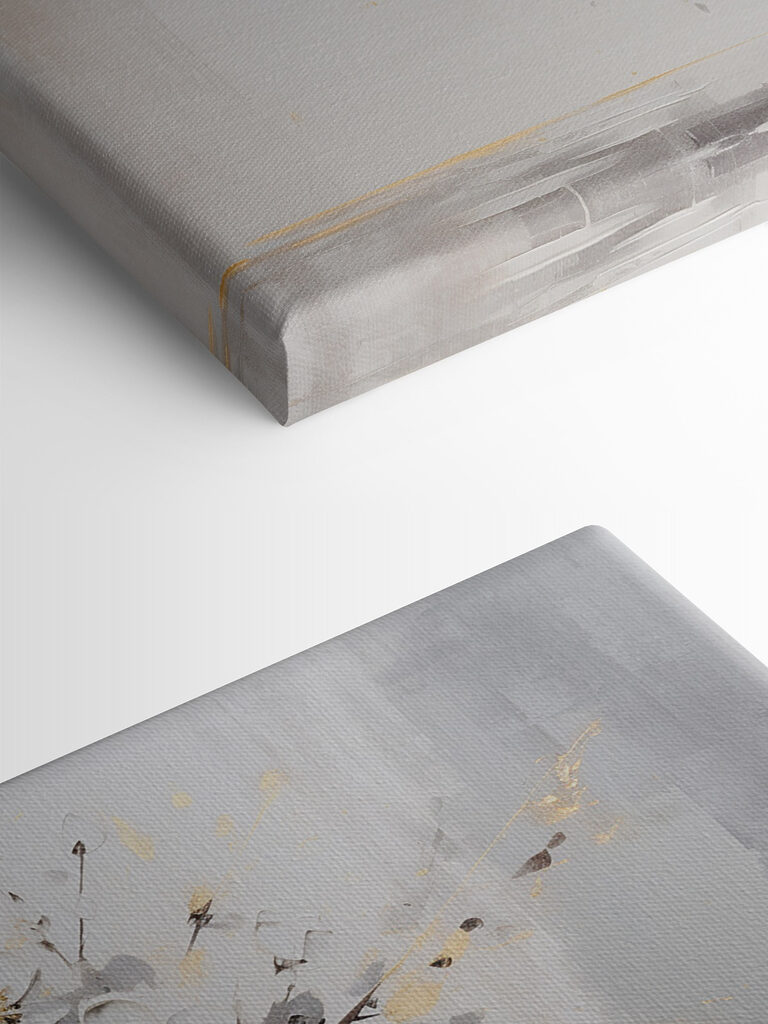 Painting of flowers in a vase