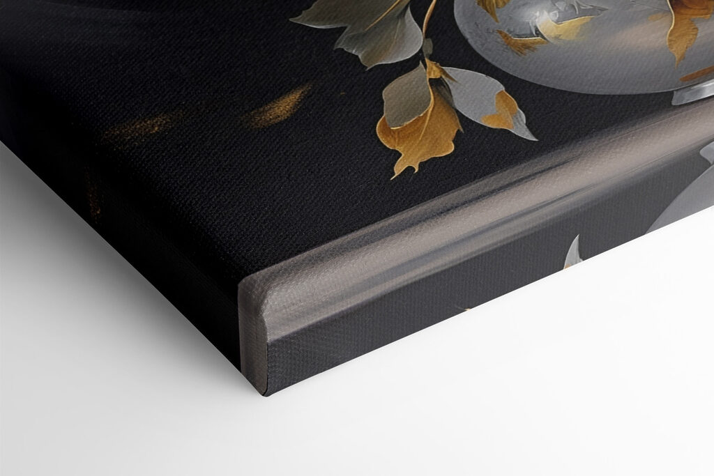 Painting of flowers in a vase