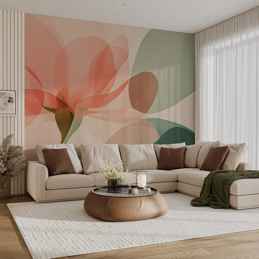 Flower with leaves Flower with leaves