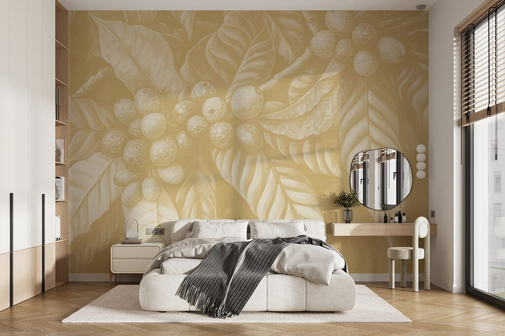 Lush foliage with round fruit clusters