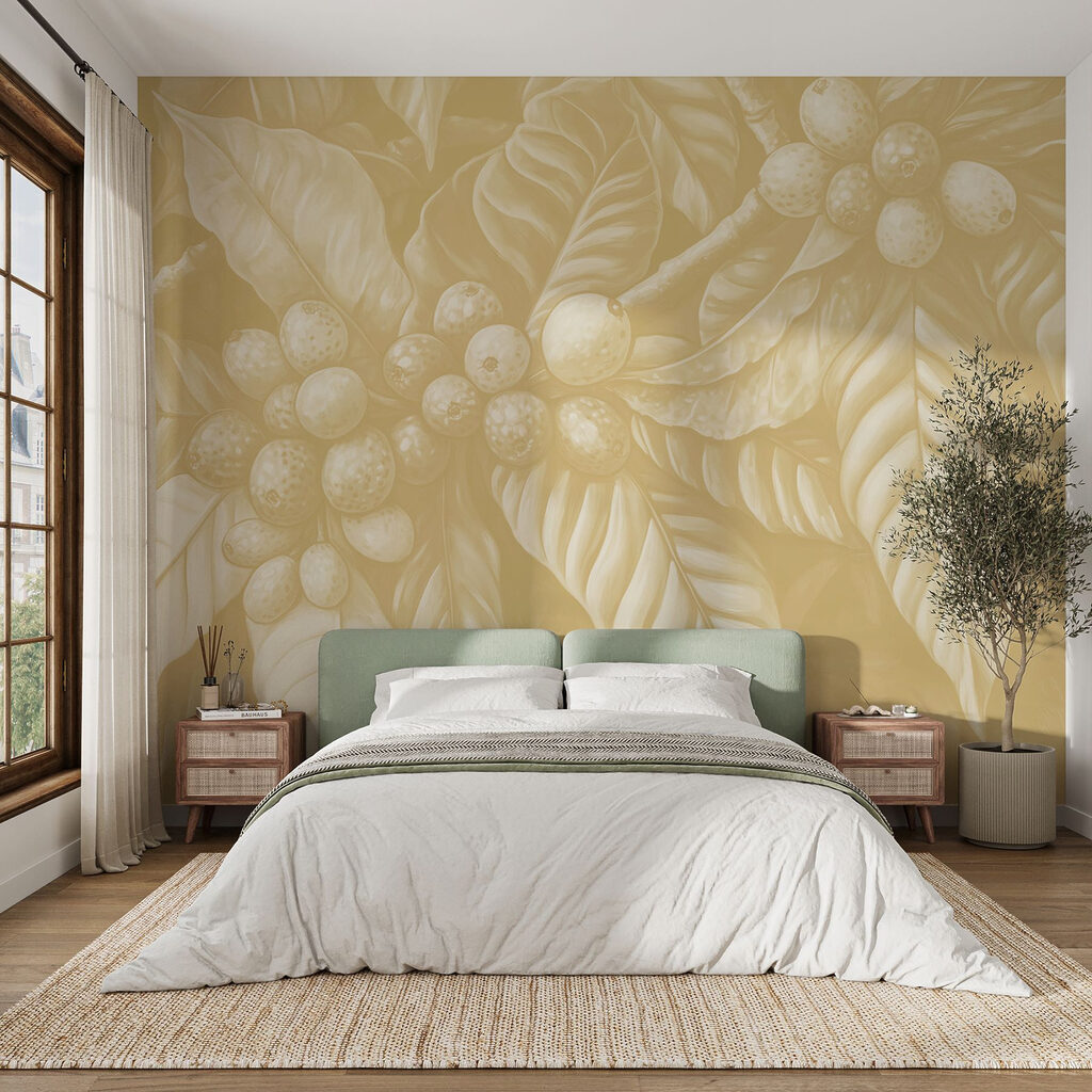 Lush foliage with round fruit clusters