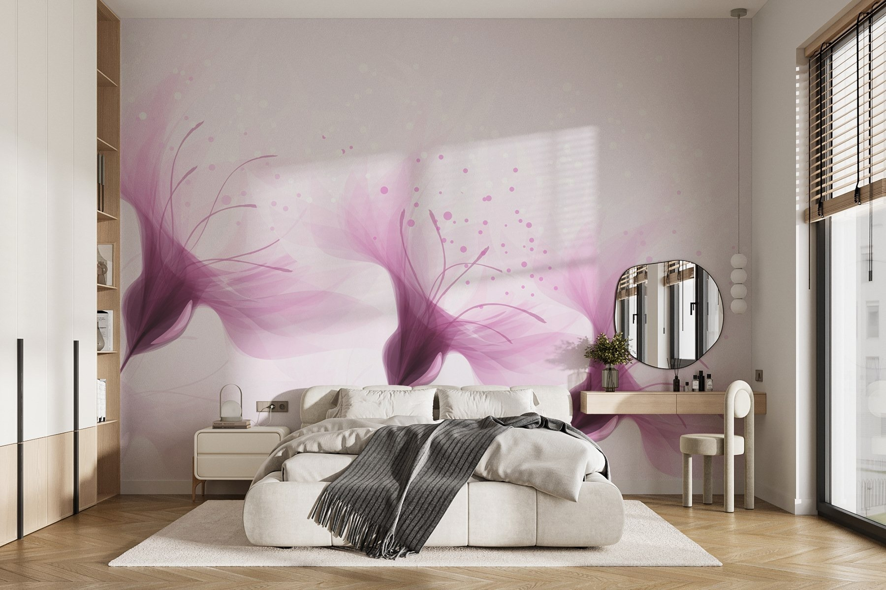 Soft petals in gentle hues