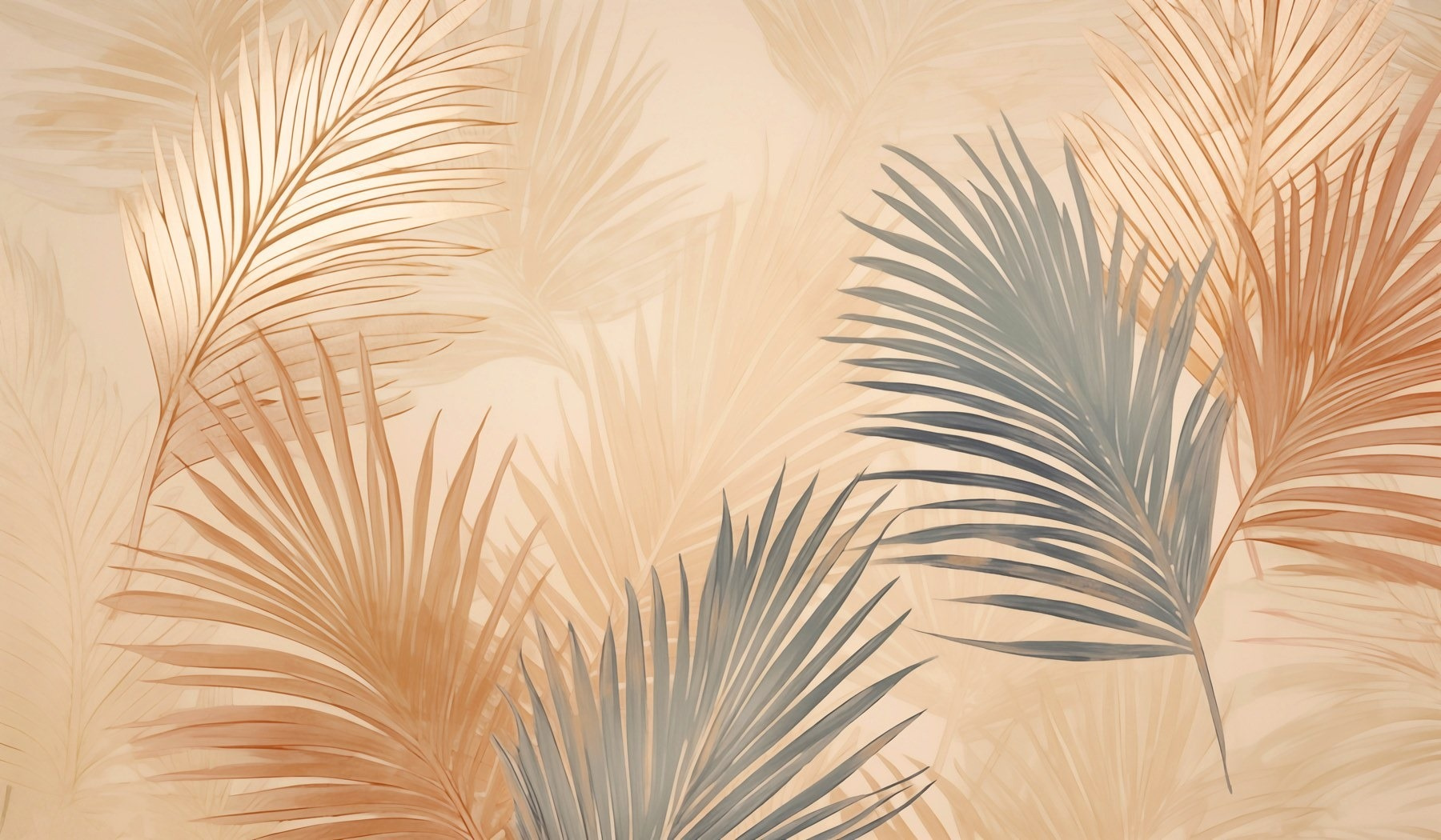 Serene foliage in soft hues Serene foliage in soft hues