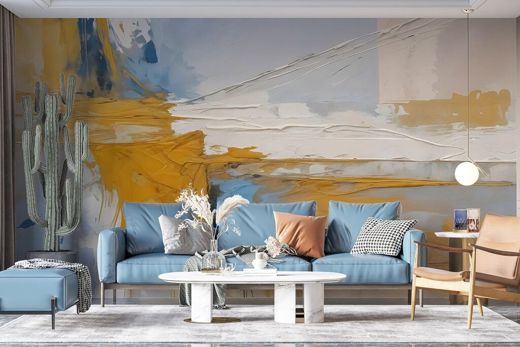 Painting of a colorful painting
