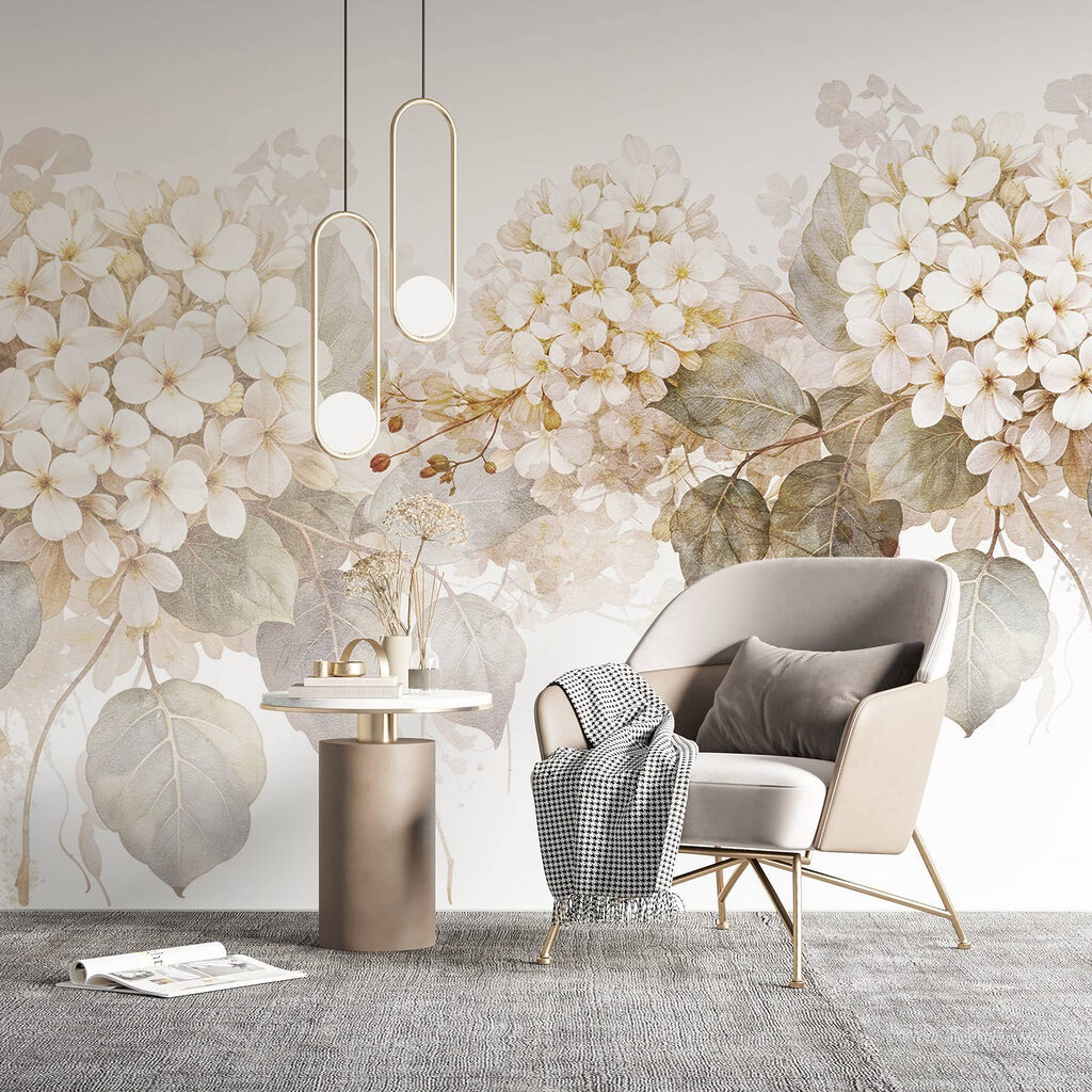 Delicate blooms in soft tones