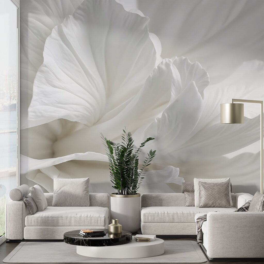 Delicate petals in soft embrace Delicate petals in soft embrace