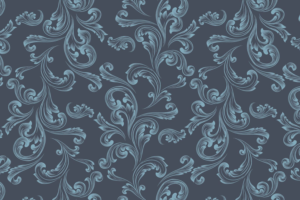 Pattern of swirls on a blue background Pattern of swirls on a blue background