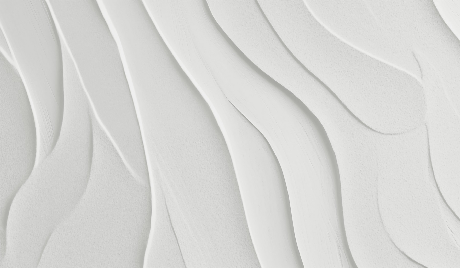 White surface with wavy lines White surface with wavy lines