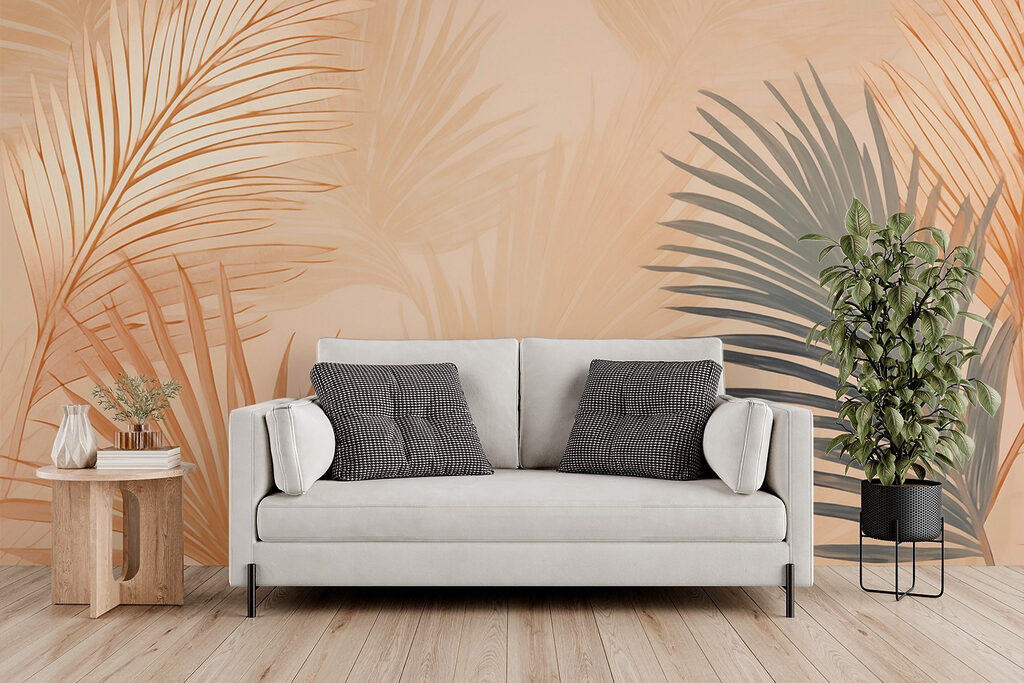 Serene foliage in soft hues Serene foliage in soft hues