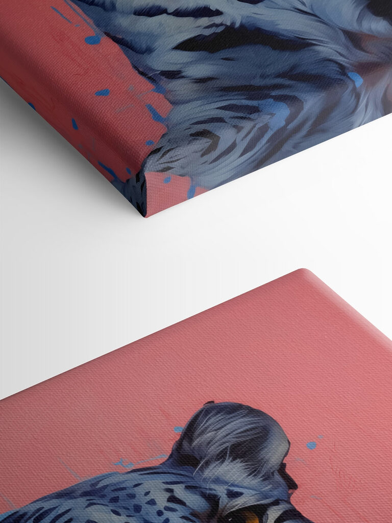 Majestic cat with striking markings Majestic cat with striking markings