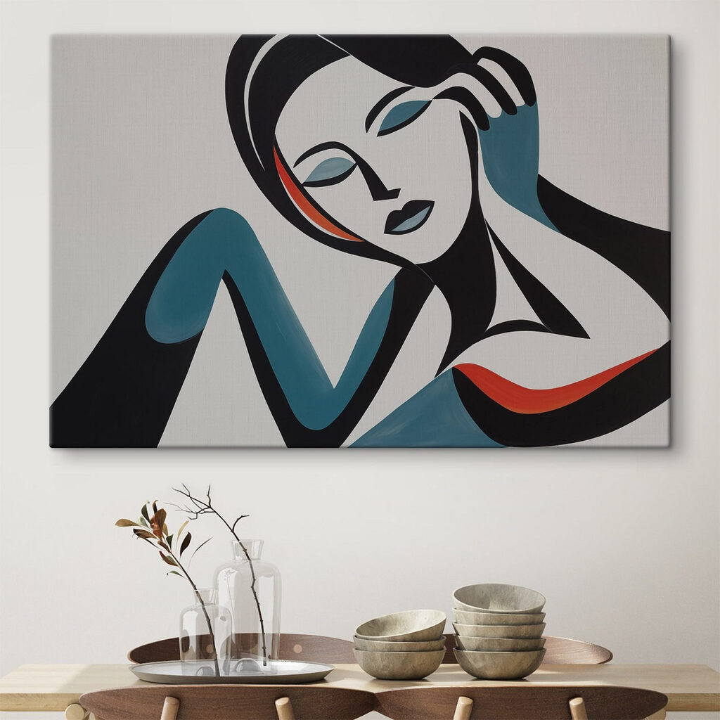 Painting of a woman Painting of a woman