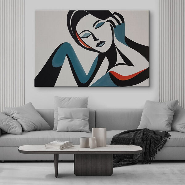 Painting of a woman Painting of a woman
