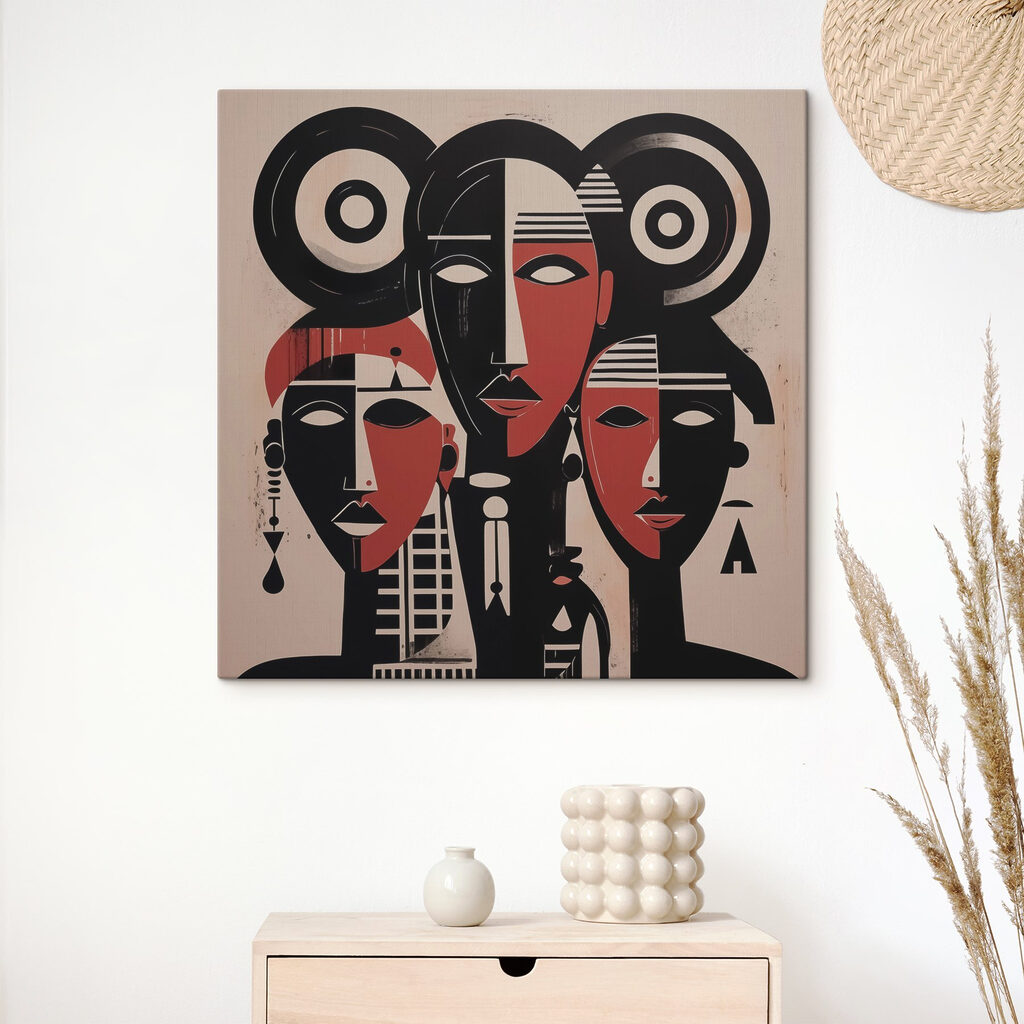 Group of people with different shapes and colors