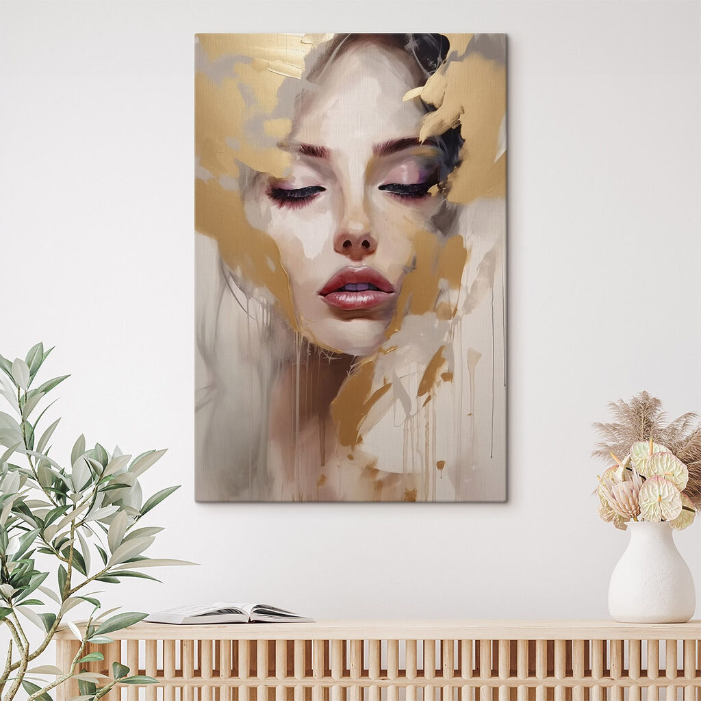 Ethereal beauty encased in art