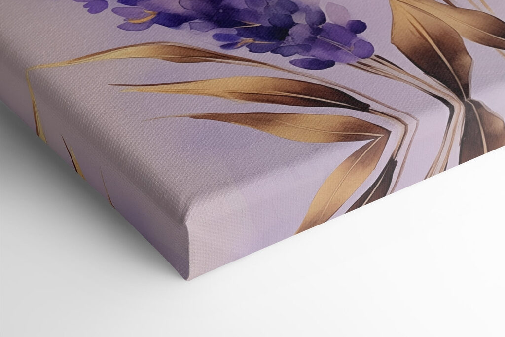 Delicate blooms in soft lavender hues