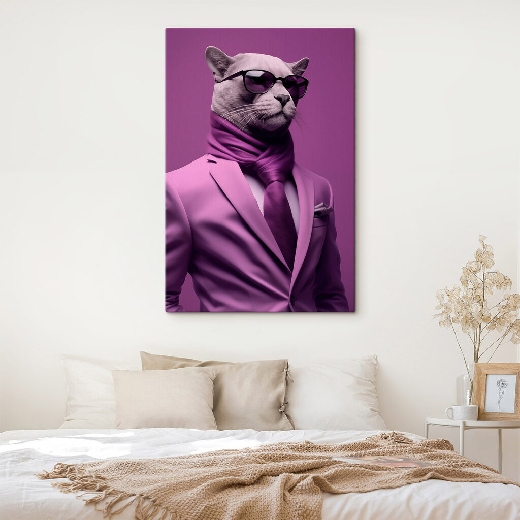 Cat wearing a suit and sunglasses Cat wearing a suit and sunglasses