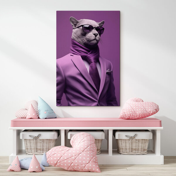 Cat wearing a suit and sunglasses Cat wearing a suit and sunglasses
