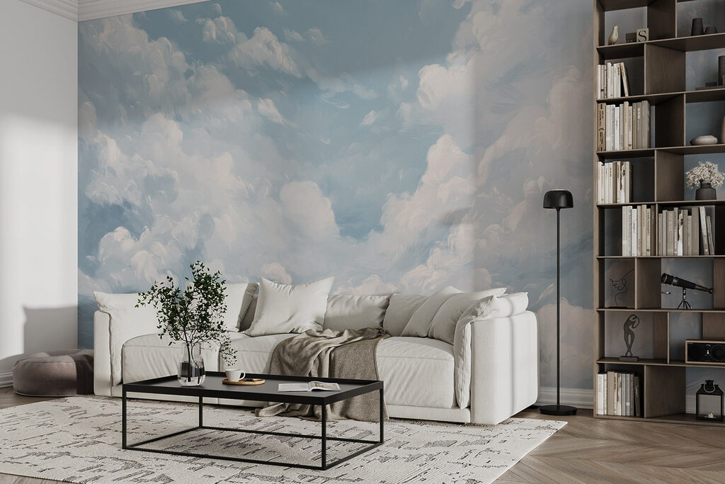 Blue sky with clouds Blue sky with clouds