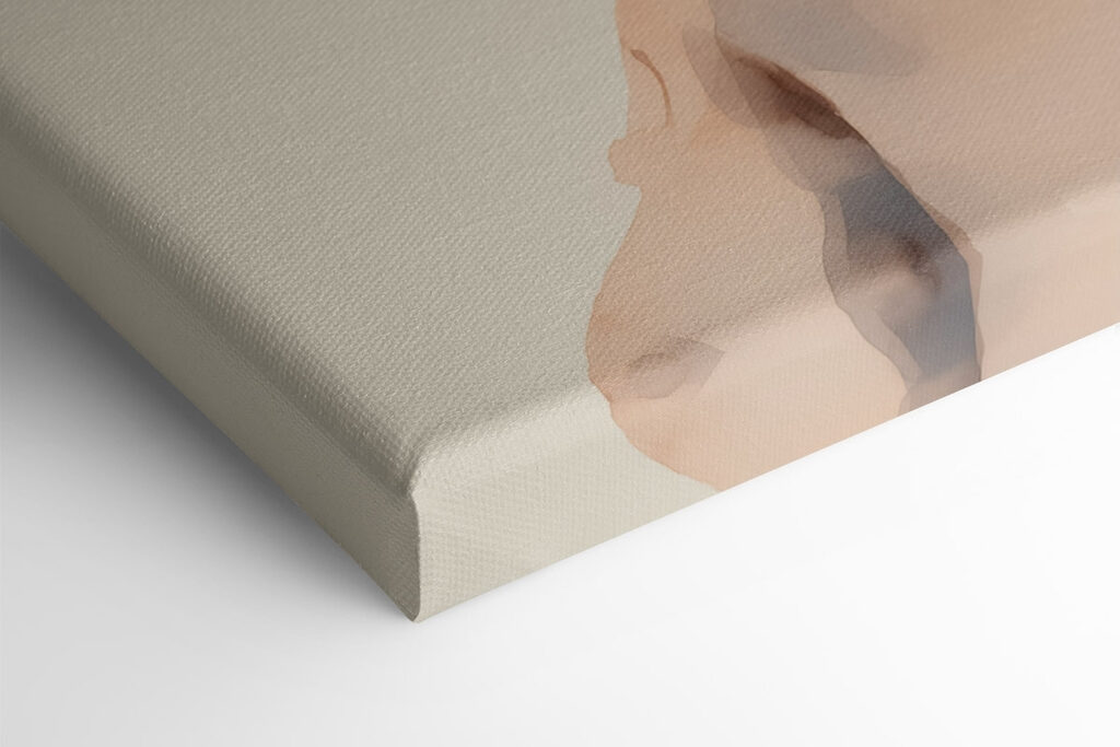 Woman with her hair blowing in the wind