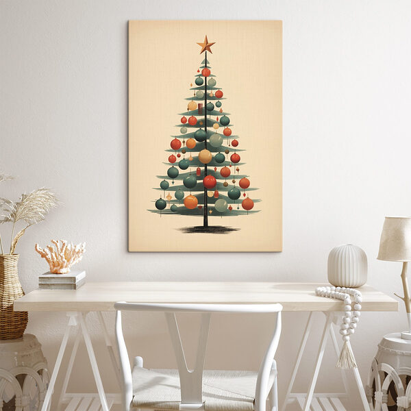 Christmas tree with ornaments Christmas tree with ornaments