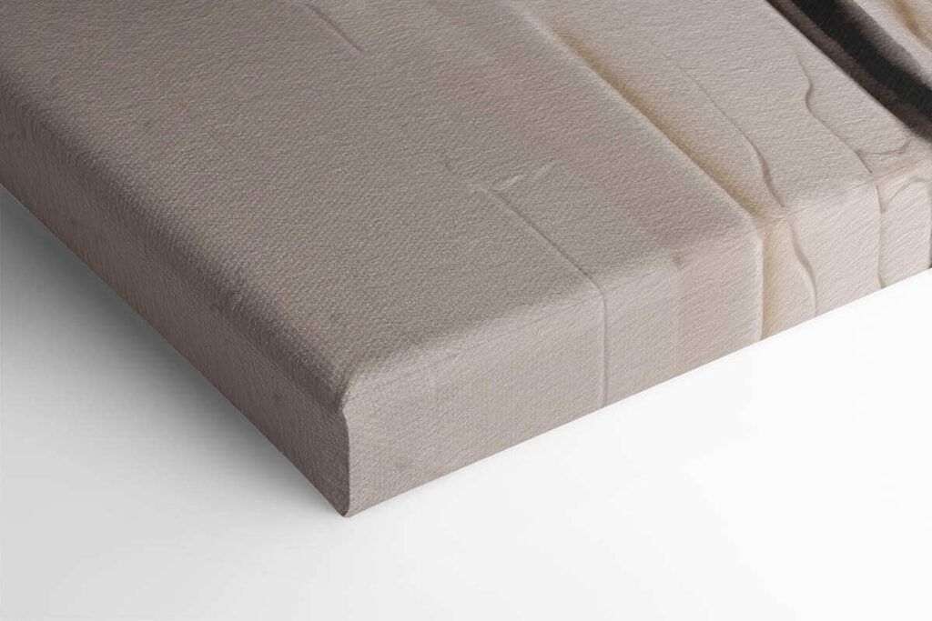 White flower carved into a white surface