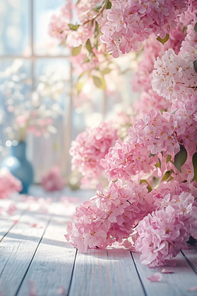 Bunch of pink flowers Bunch of pink flowers