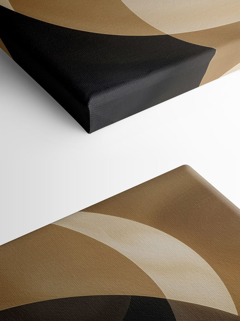 Abstract circles on a dark background