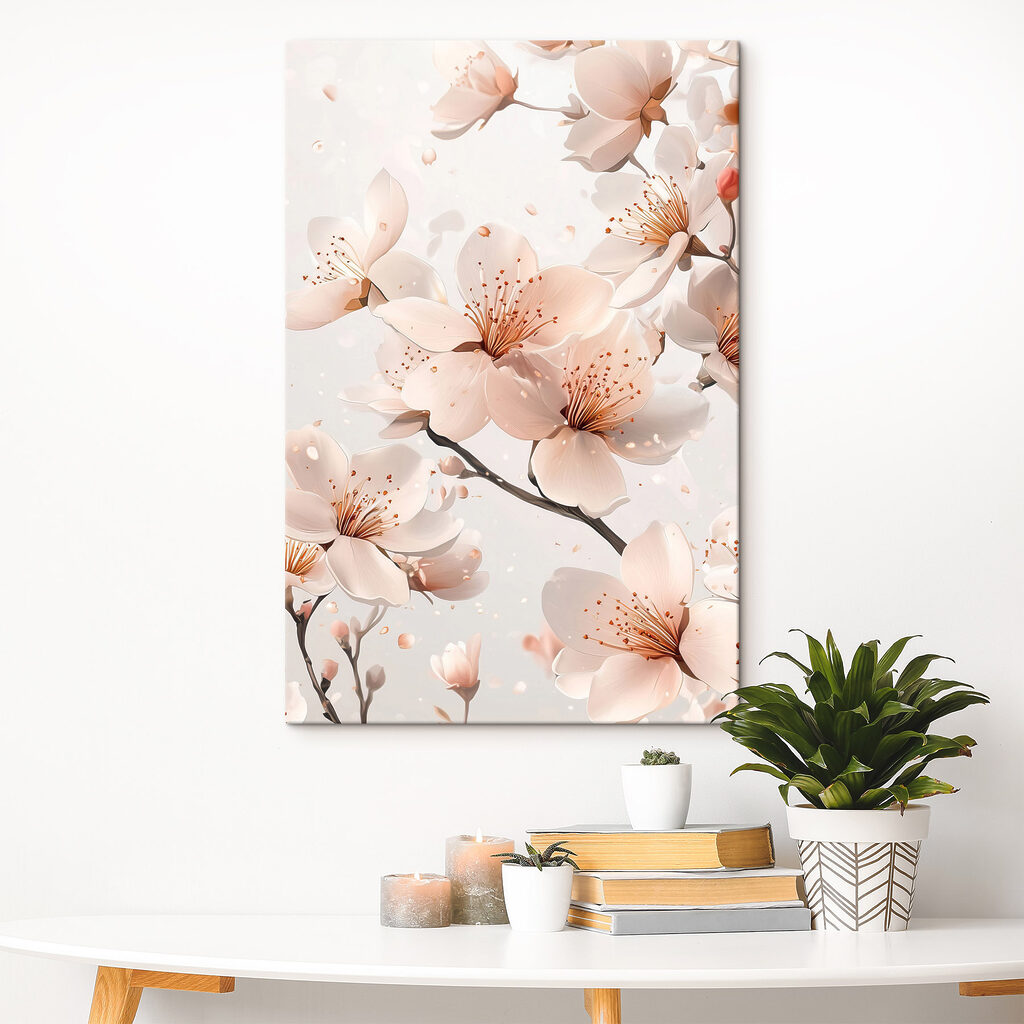 Delicate blossoms in soft hues Delicate blossoms in soft hues