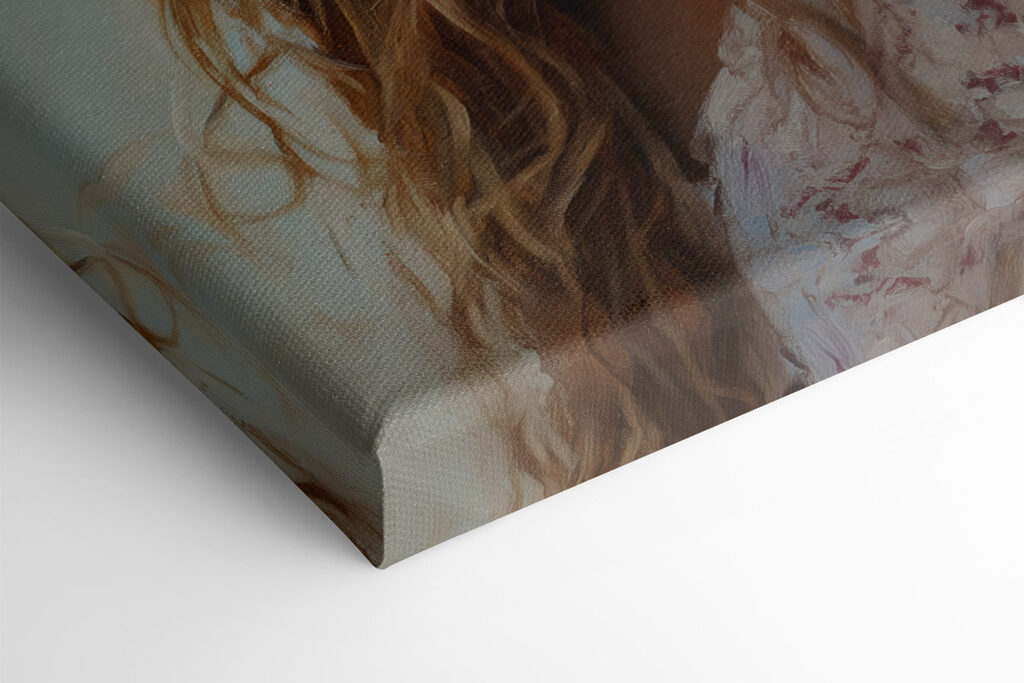 Woman wearing a straw hat