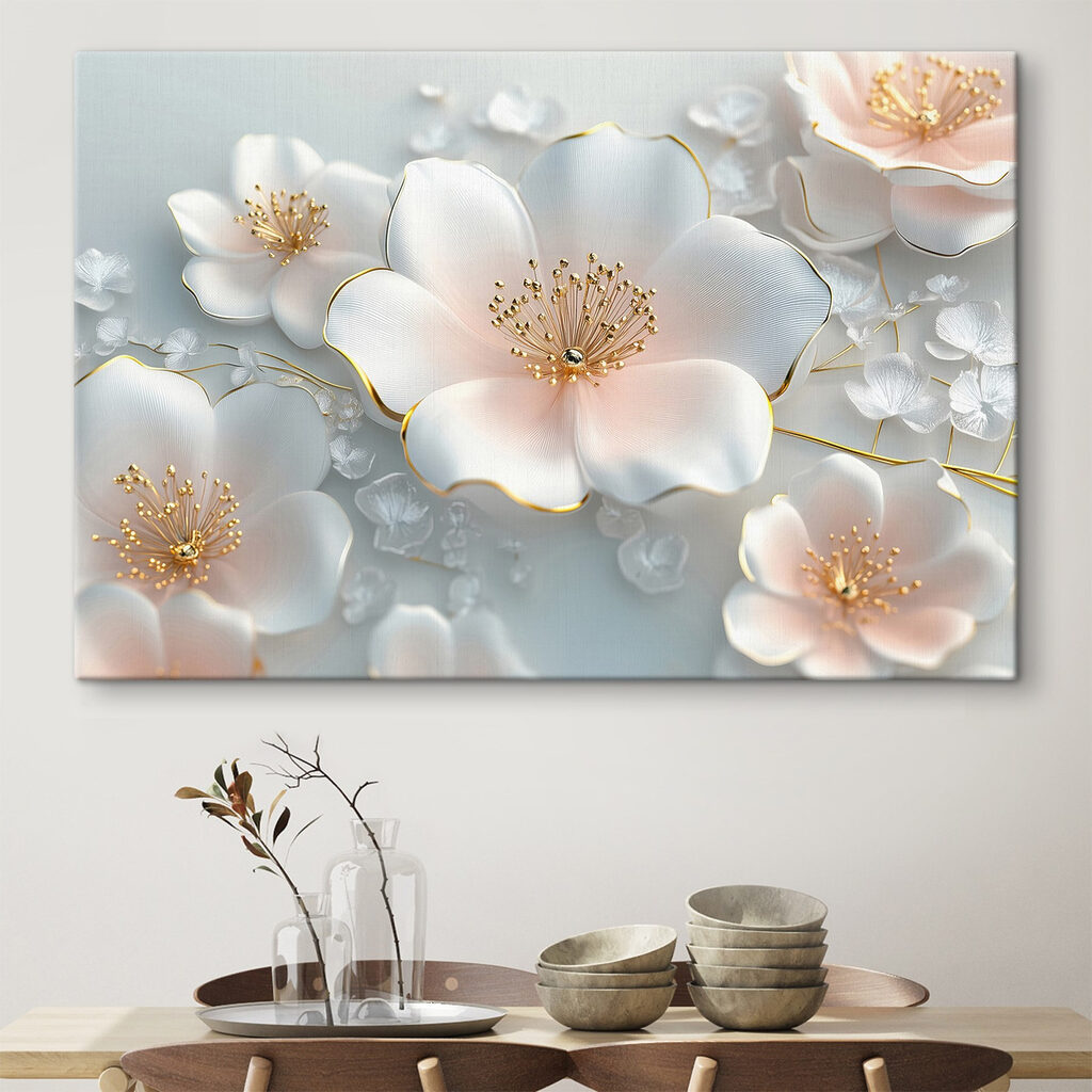 Group of white flowers