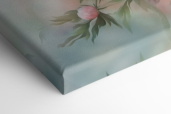 Painting of flowers on a white background Painting of flowers on a white background