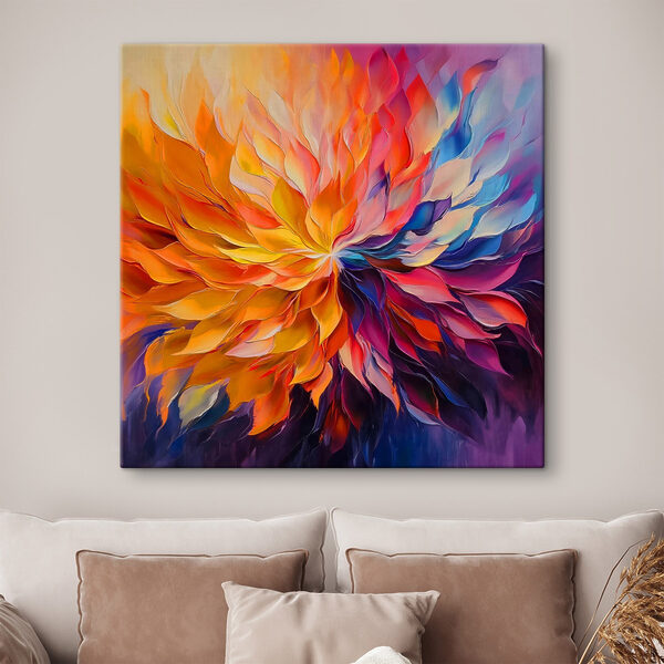 Painting of a flower Painting of a flower
